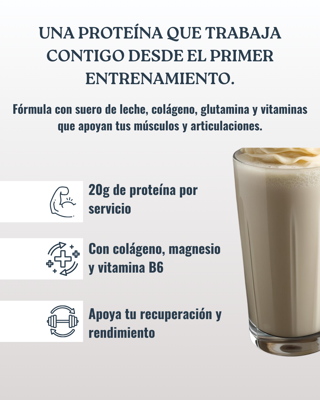 Batido de proteinas vainilla