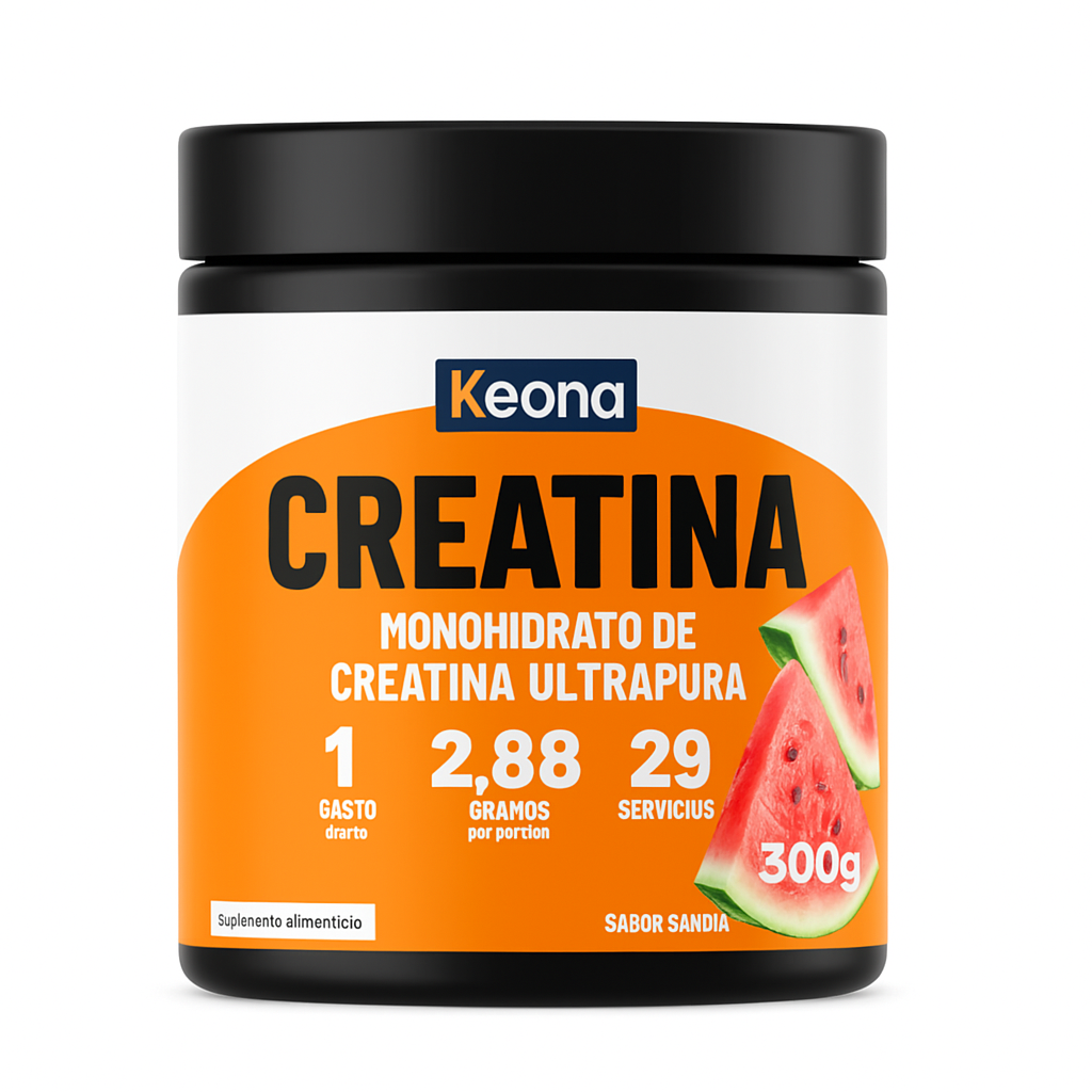 Creatina Monohidrato Keona – Suplemento para aumentar fuerza, potencia y masa muscular

